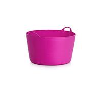 RED HOG Flexi Container Éplucheur pour la maison, le jardin, les bâtiments, super puissant, multi-usages, poignées de 120 kg (fuchsia/55 l)