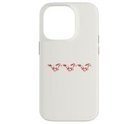 Red Horses Galop Running Year of The Horse Coque pour iPhone 14 Pro
