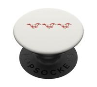 Red Horses Galop Running Year of The Horse PopSockets PopGrip Adhésif