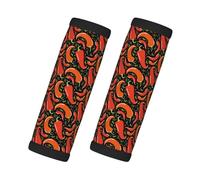Red Hot Chili - Housses de poignée de bagage souples pour valise, étiquettes d'identification pour valises, accessoires de bagages de voyage essentiels pour les vols