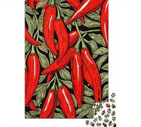 Red Hot Chili Pepper Pattern Plaque Murale en Métal Rétro 70x50cm/1000pcs pour Le Coin Bar, Cadeau De Noël pour Les Collectionneurs De Plaques Métal