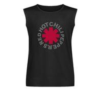 Red Hot Chili Pepper Rock Mens Unisex Sleeveless T-Shirt Graphic Print Vests Top Black Tank Tee S