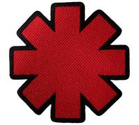 Red Hot Chili Peppers Asterisk Cut-Out Standard Woven Patch Size One Size