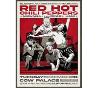 Red Hot Chili Peppers at Cow Palace San Francisco Poster 30 x 40 cm