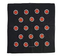 Red Hot Chili Peppers - Bandana (Unisex-U) Asterisk (Nero) 55cm X 55cm [Import]