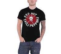 Red Hot Chili Peppers - T-Shirt # M Unisex Black # Flea Skull [Import]