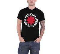 Red Hot Chili Peppers - T-Shirt # S Unisex Black # Classic Asterisk [Import]