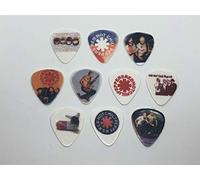 Red Hot Chilli Pepper Lot de 10 médiators pour guitare