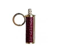 (Red)Immortal Ignitor Waterproof Metal Fire Starter Keychain Flint Matchstick for Emergency Outdoor Survival Camping Hiking