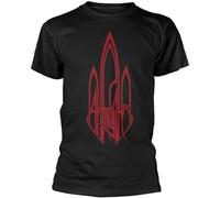 Red in The Sky (Black) by at The Gates T-Shirt Merch Manches Courtes(XX-Large)