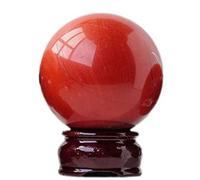 red Jasper Crystal Ball Ornaments raw Stone Polished Seven Star Array Home Decoration,Dia.1.2in Gemstone Stone