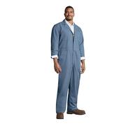 Red Kap Men's Twill Action Back Coverall, Postman Blue, 42