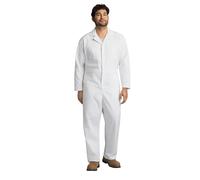 Red Kap Men's Twill Action Back Coverall, White, 52