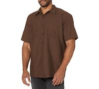 Red Kap Short Sleeve Industrial Work Shirt Chemise, Marron Chocolat, M Homme