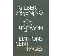 Red le démon - Gilbert Sorrentino - Cent Pages - broché - Roman