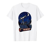 Red Light Ready Nuit d'Astronomie Télescope Équipement de T-Shirt