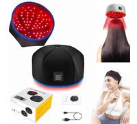 Red Light Therapy For Hair Growth,Red Light Hair Growth System,FDA Cleared For Hair Loss In Men & Women,Advanced Hair Regrowth System,Red Light Therapy Cap. (black)