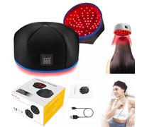 Red Light Therapy For Hair Growth,Red Light Therapy Cap,Red Light Hair Growth System,Advanced Hair Regrowth System,FDA Cleared For Hair Loss In Men & Women (Black)