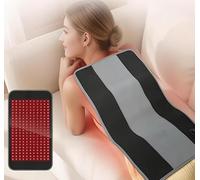 Red Light Therapy Tapis de thérapie à lumière rouge 660 nm et 850 nm, avec 242 LED, 10 Hz et 40 Hz, 5 intensités, programmé (30 x 60 cm)