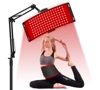Red Light Therapy, Upgraded 2 in 1 Chips, Red Light Therapy Lamp, 660nm Red Light & 850nm Near Infrared Light Therapy Dispositif with Red Light Therapy Belt and Stand Soulager la douleur dans toutes