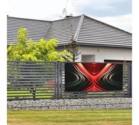 Red Line Bannière murale avec corde de suspension 61 x 119 cm pour intérieur ou extérieur Nouvel An, remise de diplôme, mariage, fête d'anniversaire