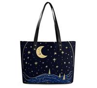 Red Lips Kiss Sac fourre-tout en cuir pour femme avec poignée sur le dessus Sac à main décontracté Sac à bandoulière, Graffiti en dehors de l'étoile, 29*34*14cm