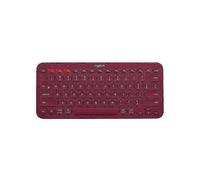 (Red)Logitech K380 Portable Multi-Device Wireless Bluetooth Keyboard