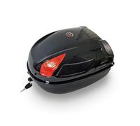 Red Loon Coffre de vélo verrouillable pour porte-bagages | Valise de vélo verrouillable | Valise de porte-bagages | 17 l pour scooter