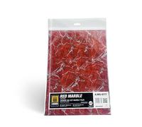 Red Marble - Square Die-Cut Tiles (Carreaux Carr?S D?Coup?S)-Mig Jimenez