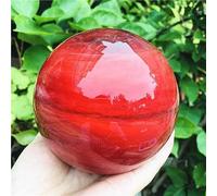 Red Melting Crystal Ball Large Stone Ornaments (Size : 8cm) Gemstone Stone