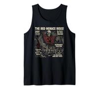 Red Menace Communism Horreur Movie Vintage Halloween Débardeur