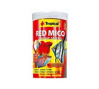 Red MICO Colour Sticks 250ml / 80g - Nourriture extrudée imitant des vers de Sang, pour Le Poisson