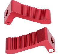 Red Mini Moto Racing en alliage d'aluminium Footrücke repose-pieds Peg FootRest pédale Fit pour 47cc 49cc