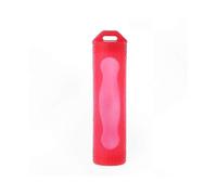(Red)Mini Soft Colorful Silicone for Case Protective Skin Single Node Cover Storage Bag For 1x 18650 Batteries Cases Cover purple
