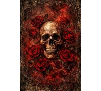 Red Mist of the Forgotten: A Gothic Skull & Roses Notebook: Some memories fade. Others wait in the mist.