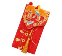 Red Money Envelopes, Festive Year of the Horse Cash Pack for Holiday Gifting, Traditional Design with Paper Finish, Red Money Envelopes for Indoor Outdoor Birthday Party Celebration Family