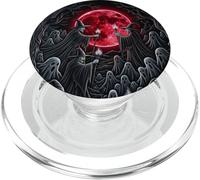 Red Moon Witches Ghost Ritual Halloween Night PopSockets PopGrip pour MagSafe