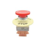 Red Mushroom Cap 1NO 1NC DPST Emergency Stop Push Button Switch AC 660V 10A Switch Equipment Lift Elevator Latching Self Lock NWPNLXEA