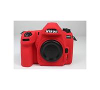 (Red)Nice Soft Silicone Rubber Camera Protective Body Cover Case Skin For Nikon D780 Camera Bag
