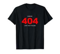 Red No 404 Limit Red Graphic T-Shirt