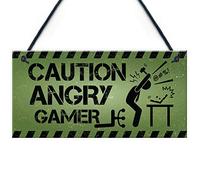 RED OCEAN Cadeau amusant pour gamer - Panneau de jeu pour homme - Décoration de chambre pour garçon - Cadeau pour papa et fils