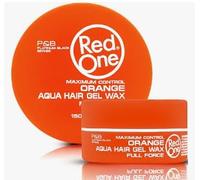 Red One Aqua Hair Gel Wax Orange, Contrôle Maximum, 150g