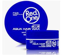 Red One Aqua Hair Wax, Cire Coiffante à l'Eau, Bleu, 150 ml