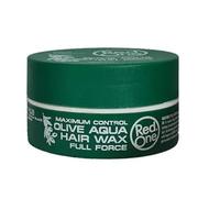 Red One Aqua Hair Wax, Cire Coiffante Effet Brillant, 150ml (OLIVE AQUA)