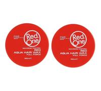 RED ONE Lot de 2 CIRE COIFFANTE PUISSANCE MAXIMALE Aqua hair wax full force 150 ml