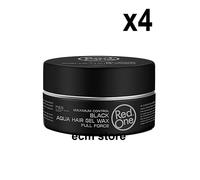 Red One Lot de 4 pcs Black Aqua Hair Gel Wax 150 ml produit coiffant /LOT11