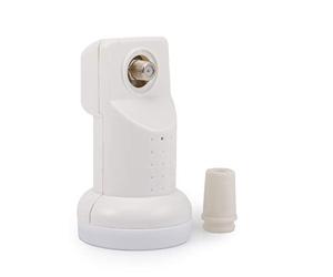 RED OPTICUM LSP-02G LNB Single I LNB numérique 1x résistant à la chaleur et au froid avec un niveau de bruit de seulement 0.1dB I LNB satellite pour 1 abonné blanc
