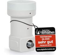 RED OPTICUM LSP 04H LNB Single I LNB numérique 1x résistant à la Chaleur et au Froid avec Seulement 0.1dB de Bruit, y Compris Gaine de Protection Contre Les intempéries I LNB Satellite pour 1 abonné