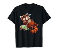 Red Panda Bubble Tea Boba Kawaii Filles Femmes Enfants Drôle T-Shirt
