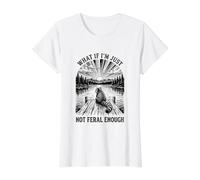 Red Panda Et si Je n'étais Pas Assez Sauvage T-Shirt Graphique avec Valeur